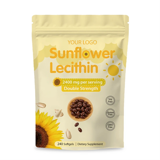 Wholesale OEM Sunflower Lecithin Soft Capsules