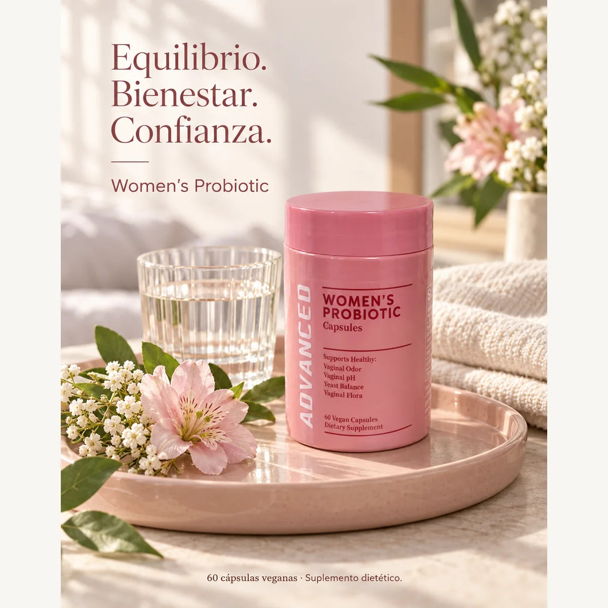 Cápsulas probióticas para mujer